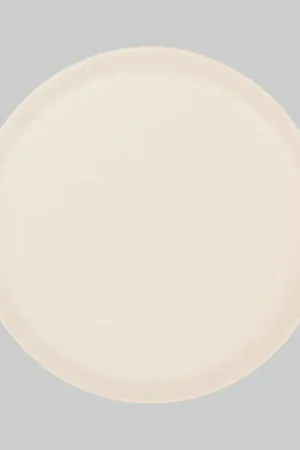 Assiette à dessert 'Gourmet' couleur crème Soldes